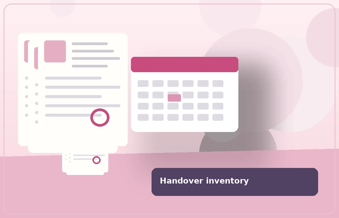 Original editorial scene of handover inventory, part 2