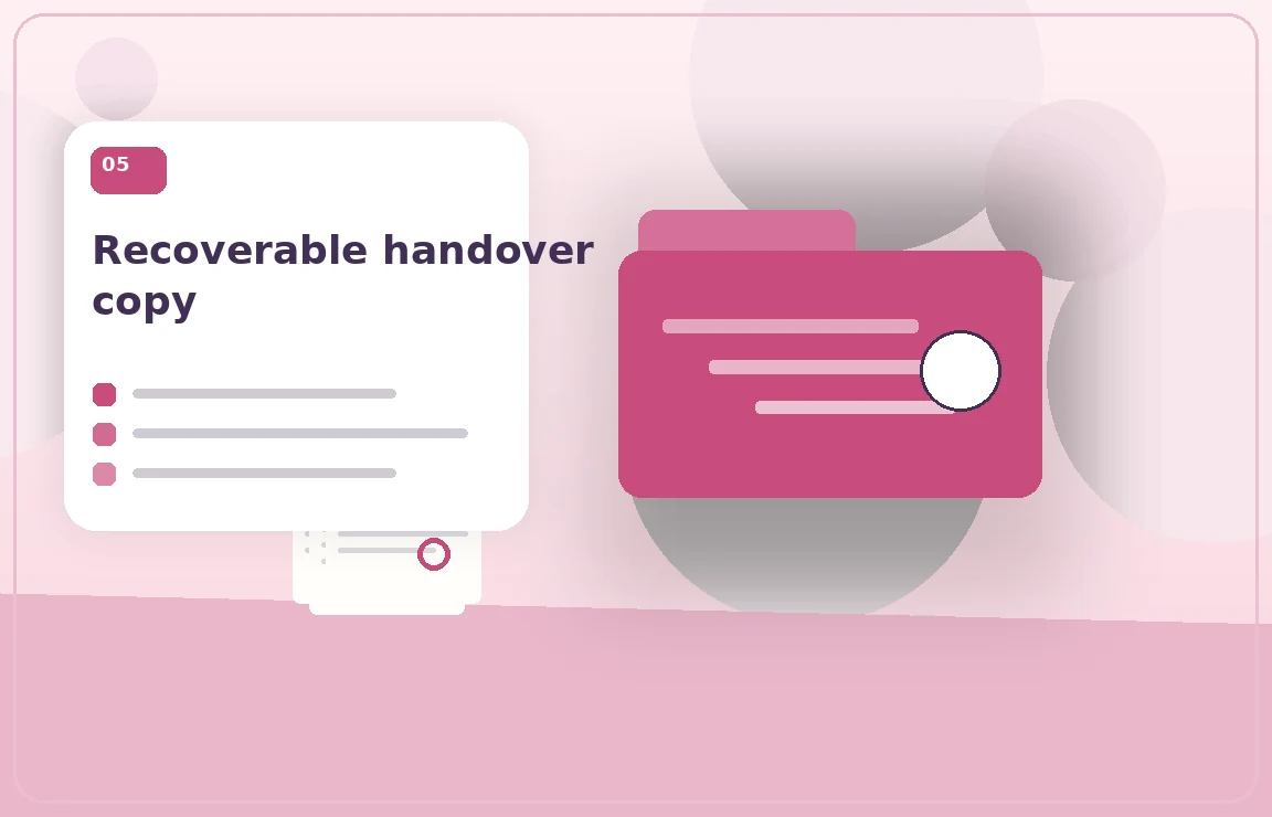 Original editorial scene of recoverable handover copy, part 1